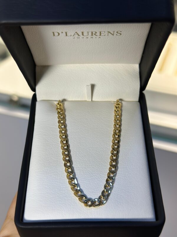 Cadena cubana 18k