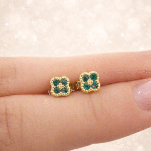 TOPOS 18K ESMERALDA