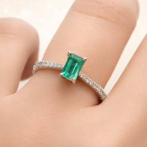 Anillo Esmeralda 18K